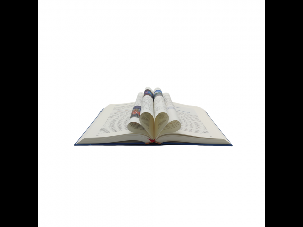 Which parts of a book are made of