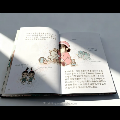 Custom Hardcover Children Story Book Printing Full Color Kids Book Offset Printing OEM Eco Friendly Factory Supplier